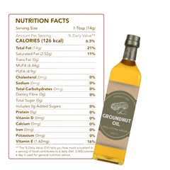 Wood-Pressed Groundnut Oil