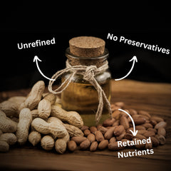 Wood-Pressed Groundnut Oil